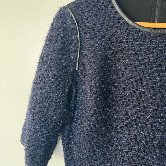 Mulberry Blue and Black Tassel Threaded Dress, 6 - Picture 2 of 8